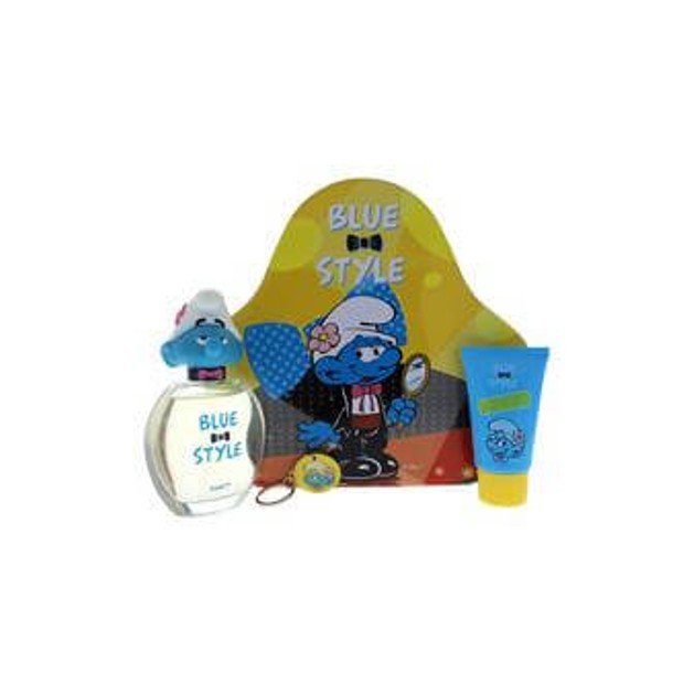 Smurfs Vanity Blue Style Set (Eau de toilette 100ml and SG 75ml and Key Chain) Smurfs Vanity Blue Style Set (Eau de toilette 100ml and SG 75ml and Key Chain)