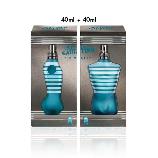 Jean Paul Gaultier Le Male Eau de Toilette 40ml + 40ml Jean Paul Gaultier Le Male Eau de Toilette 40ml + 40ml