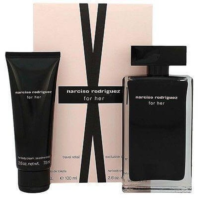 NARCISO RODRIGUEZ Narciso Rodriguez for her Gift set eau de toilette 100ml + Body cream 75ml NARCISO RODRIGUEZ Narciso Rodriguez for her Gift set eau de toilette 100ml + Body cream 75ml