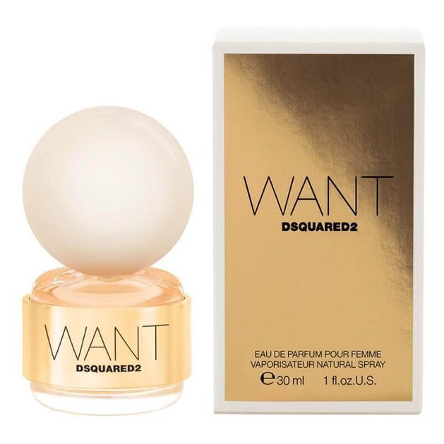 Dsquared2 Want Eau De Parfum 30ml Dsquared2 Want Eau De Parfum 30ml