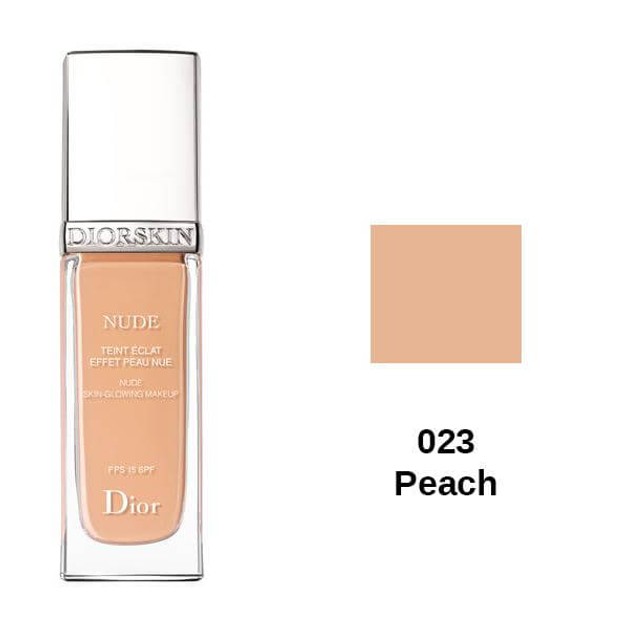 Christian Dior Diorskin Nude Skin-Glowing Make up 023 Peach SPF 15 30ml Christian Dior Diorskin Nude Skin-Glowing Make up 023 Peach SPF 15 30ml