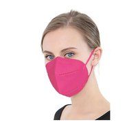 Famex Mask FFP2 NR KN95 защитна маска за еднократна употреба в цвят фуксия 1 бр