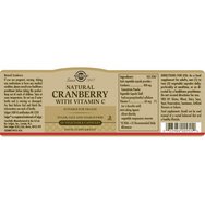 Solgar Cranberry Extract With Vitamin C 60veg.caps
