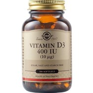 Solgar Vitamin D3 400iu 100 softgels