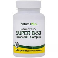 Natures Plus Super B-50 Хранителна добавка с витамини от група В 60caps