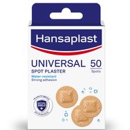 Hansaplast Universal Spot Plaster Универсални петна от мазилка Hansaplast за покриване и защита на малки рани 50 броя
