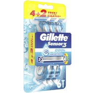 Gillette Sensor 3 Cool Comfort Disposable Razor 6 бр