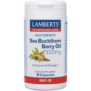 Lamberts Sea Buckthorn Συμπλήρωμα Διατροφής Ιπποφαούς 1000mg 30Caps