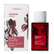 Korres Saffron Orris Eau De Toilette Тоалетна вода за жени с пикантни нотки на шафран, сандалово дърво и индийско орехче 50ml