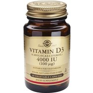 Solgar Vitamin D3 4000iu 100μg Συμβάλλει στην Απορρόφηση του Ασβεστίου και του Φωσφόρου 60caps