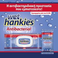 Wet Hankies Clean & Protect Antibacterial