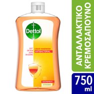 Dettol Liquid Soap Grapefruit Refill Алтернативен антибактериален течен крем сапун за ръце с грейпфрут 750ml