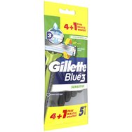 Gillette Blue3 Sensitive Disposable Razors 5 Τεμάχια