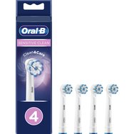 Oral-B Sensitive Clean & Care Value Pack Ανταλλακτικές Κεφαλές Ηλεκτρικής Οδοντόβουρτσας 4 Τεμάχια