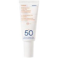 Korres PROMO PACK Yoghurt Hydrate your Skin Sunscreen Face Cream Gel Spf50, 40ml & Подарък Nourishing Probiotic Gel Cream 20ml & Foaming Cream Cleanser 20ml & Тоалетни принадлежности