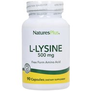 Natures Plus L-Lysine 500mg Добавка лизин 90caps