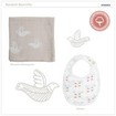 Korres Πακέτο Προσφοράς Baby Collection Baby\'s First Walk  Premium Set με Μουσελίνα Φασκιώματος & Σαλιάρα για το Μωρό
