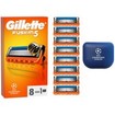 Gillette Promo Fusion 5 Replacement Razors 8 Τεμάχια & Θήκη Μεταφοράς 1 Τεμάχιο