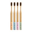 Love Beauty & Planet Bamboo Toothbrush Medium Μέτρια Οδοντόβουρτσα Από 100% Φυσικό Μπαμπού 1 Τεμάχιο ( Τυχαία Επιλογή Χρώματος)