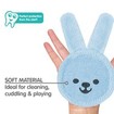 Mam Oral Care Rabbit Γάντι Καθαρισμού της Στοματικής Κοιλότητας του Βρέφους Κωδ 611 από 0+ Μηνών 1 Τεμάχιο