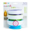 Munchkin Stay Put Bowl Πολύχρωμα Μπωλ Φαγητού με Βεντούζα Στήριξης 3 Τεμάχια Munchkin Stay Put Bowl Πολύχρωμα Μπωλ Φαγητού με Βεντούζα Στήριξης 3 Τεμάχια