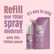 Salt Of The Earth Deodorant Spray 300ml Refill - Peony Blossom