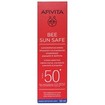 Apivita Bee Sun Safe Hydra Sensitive Soothing Face Cream With Chamomile & Propolis Spf50+ Light Texture 50ml