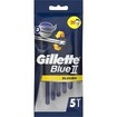 Gillette Blue II Slalom Men\'s Disposable Razors 5 Τεμάχια