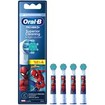 Oral-B Kids Spiderman Value Pack Extra Soft Electric Toothbrush Replacement 4 Τεμάχια