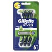 Gillette Blue3 Plus Sensitive Disposable Razors 6 Τεμάχια