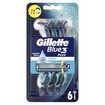 Gillette Blue3 Plus Cool Disposable Razors 6 Τεμάχια