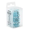 Dessata Hair Ties Set Λαστιχάκια Μαλλιών Turquoise Μεταλλιζέ 6 Τεμάχια