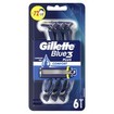 Gillette Blue3 Plus Comfort Disposable Razors 6 Τεμάχια