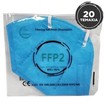 Disposable Non Medical Mask FFP2 KN95 Μάσκα Προστασίας με Μεταλλικό Έλασμα μιας Χρήσης σε Γαλάζιο Χρώμα 20 Τεμάχια Disposable Non Medical Mask FFP2 KN95 Μάσκα Προστασίας με Μεταλλικό Έλασμα μιας Χρήσης σε Γαλάζιο Χρώμα 20 Τεμάχια