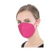 Famex Mask Μάσκα Προστασίας μιας Χρήσης FFP2 NR KN95 σε Φούξια Χρώμα 1 Τεμάχιο