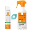 La Roche-Posay Πακέτο Προσφοράς Anthelios Anti-Shine Face Mist Spf50, 75ml & Anthelios Family Face & Body Spray Spf50+, 300ml
