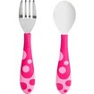 Munchkin Toddler Fork & Spoon Set 12m+, 1 Τεμάχιο - Ροζ