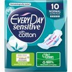 EveryDay Sensitive With Cotton Normal Ultra Plus Σερβιέτες 10 τεμ.