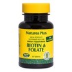 Nature\'s Plus Biotin & Folic Acid Συμπλήρωμα Διατροφής για την Καλή Υγεία των Μαλλιών & του Δέρματος 30tabs Nature\'s Plus Biotin & Folic Acid Συμπλήρωμα Διατροφής για την Καλή Υγεία των Μαλλιών & του Δέρματος 30tabs
