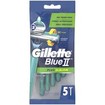 Gillette Blue II Plus Slalom με 2 Λεπίδες και Ταινία από Aloe για Προστασία του Δέρματος από τους Ερεθισμούς 5τμχ
