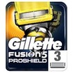 Gillette Fusion Proshield Ανταλλακτικές Κεφαλές 5 Λεπίδων 3 τεμάχια