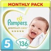 Pampers Premium Care Monthly Pack No5 (11-16kg) 136 πάνες