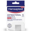 Hansaplast Antibacterial XL Sensitive Sterile 6 x 7cm Αντιμικροβιακά Επιθέματα Sensitive XL 5τμχ