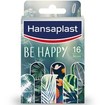 Hansaplast Be Happy Trendy Plasters Limited Edition Χρωματιστά Επιθέματα Μικρών Πληγών 16 Τεμάχια
