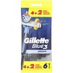 Gillette Blue 3 Smooth Disposable Razors 4+2 Δώρο