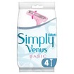 Gillette Simply Venus Basic Disposable Razors 4 Τεμάχια