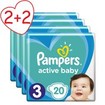 Pampers Πακέτο Προσφοράς Active Baby Carry Pack Νο3 (6-10 kg) 4x20 πάνες 2+2 Δώρο Pampers Πακέτο Προσφοράς Active Baby Carry Pack Νο3 (6-10 kg) 4x20 πάνες 2+2 Δώρο
