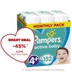 Pampers Active Baby Monthly Pack Νο4+ (10-15 kg) 152 πάνες Pampers Active Baby Monthly Pack Νο4+ (10-15 kg) 152 πάνες