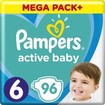 Pampers Active Baby Mega Pack Νο6 (13-18 kg) 96 πάνες Pampers Active Baby Mega Pack Νο6 (13-18 kg) 96 πάνες