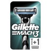Gillette Mach 3 Ξυριστική Μηχανή Πιο Βαθύ Ξύρισμα Χωρίς Κοκκινίλες 1 Μηχανή & 2 Ανταλλακτικά